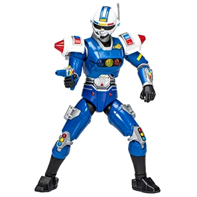 Image of Power Rangers Lightning Collection Turbo Blue Senturion 16.5 CM Action Figure, Multicolor, F8205