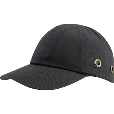 Image of Portwest PW59 Hard Hat Lightweight Adjustable Safety Bump Cap Helmet Black