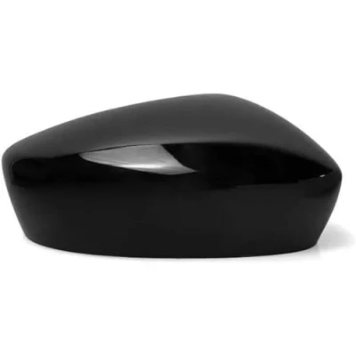 Image of HRDSFRC Car Wing Mirror Covers Caps for Mazda 2 Demio 2017 2018 2019 2020 2021 2022 2023, ABS Rearview Side Cap Shell Housing Door Rear Caps,A Black Right