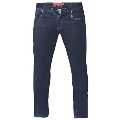 Image of Duke London D555 Cedric Tapered Fit Stretch JeansBlue48 Waist 30 Leg