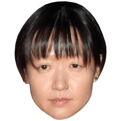 Image of Celine Song (Fringe) Celebrity Mask, Flat Card Face, Fancy Dress Mask