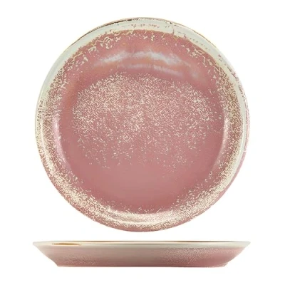 Image of Genware Terra Porcelain, Rose, Coupe Plate, 240mm, CP PRS24, Pack of 6