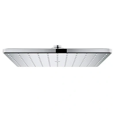 Image of GROHE Rainshower 310 Mono Cube Head Shower, 310mm Water Saving Shower Head, Chrome Finish, Square Shape 26570000