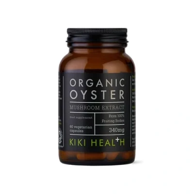 Image of KIKI Health Organic Oyster Mushroom Extract 60 Caps