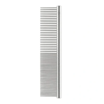 Image of Mikki Dog Puppy Grooming Stainless Steel Comb, Shedding Tool, Cockapoos, Labradoodles, Cavapoos And Golden Doodles, Blue, Grey