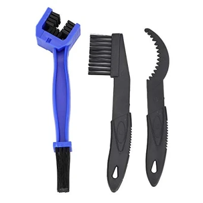 Image of VBESTLIFE 3pcs Bike Cleaning Tool Set, Bicycle Brush Kit for Chain Crank Sprocket Mountain Maintenance Gear Cleaner Ride