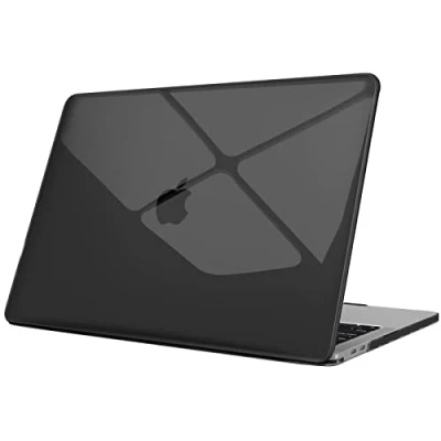 Image of FINTIE Case Compatible with MacBook Pro 13 inch M2/M1 (2022 2016) A2338/A2289/A2251/A2159/A1989/A1706/A1708, Ultra Thin Hard Shell Protective Snap Cover, Black