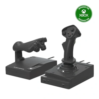 Image of Hori HOTAS Flight Stick Designed for Xbox Series XS, One and PC Officially Licensed by Microsoft