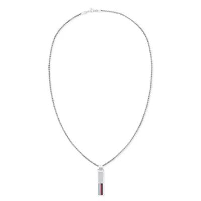 Image of Tommy Hilfiger Jewelry Men&#039;s Stainless Steel Pendant Necklace 2790314