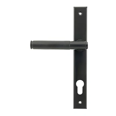 Image of From The Anvil Black Brompton Slimline Lever Espag. Lock Set