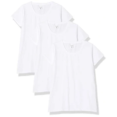 Image of Fruit of the Loom Women&#039;s Lady Fit Valueweight Tee, 3 Pack T Shirt, White (White 30), 4 (Size:XS) (Pack 3)