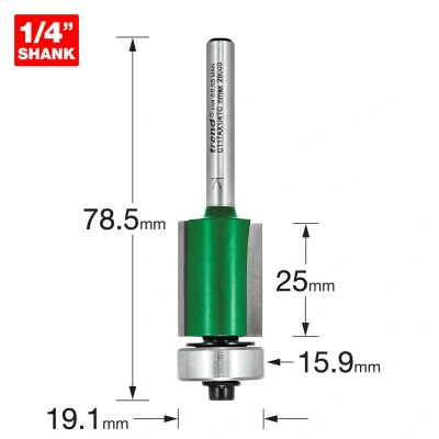 Image of Trend Guided trimmer 19.1mm diameter C117AX1/4TC