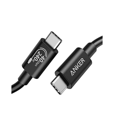 Image of Anker 515 USB C to Cable, 4 Cable 3.3 ft, Supports 8K HD Display, 40 Gbps Data Transfer, 240W Charging Charger for Type Laptop, Hub, Docking, and More