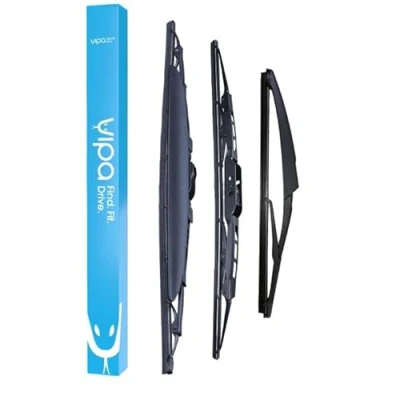 Image of Ka MK 2 Hatchback NOV 2008 to APR 2011 Windscreen Wiper Blades Set M.O.T. Test Compliant