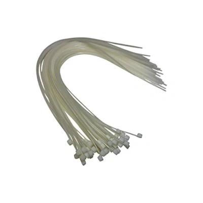 Image of Cable Ties 450mm x 4.8mm 17.7&quot; Extra Long Tie Wraps Nylon Zip (200, Natural)