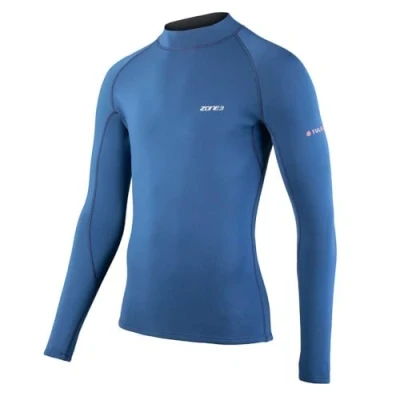 Image of ZONE3 Men&#039;s Yulex Long Sleeve Top Made From 1.5mm Natural Rubber For Open Water Swimming, Kayaking, Snorkeling (L)