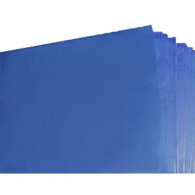 Image of 250 Large Sheets Of Acid Free Dark Royal Blue Tissue Wrapping Paper Size 500mm x 750mm 20&quot; 30&quot; 18gsm Gift Parcel Packing Packaging Art Craft Wrap