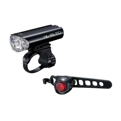 Image of Cateye El 160 / Orb Bike Light Set