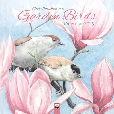 Image of Chris Pendleton Garden Birds Wall Calendar 2025 (Art Calendar)