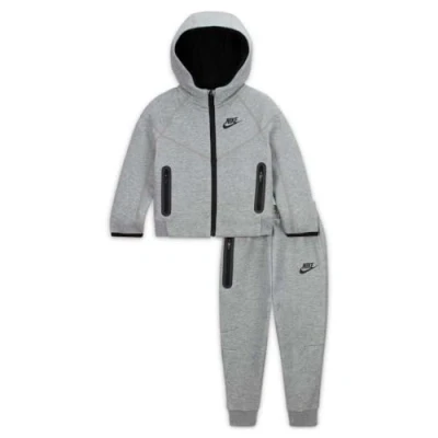Image of NIKE Sportswear Boys&#039; Tech Fleece Full Zip Set, grey, 2 3 Years