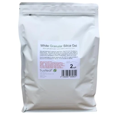 Image of &quot;Trustleaf 2kg Bag Granular Silica Gel 0.5 1mm Grains, Flower Drying (2kg ws)&quot;
