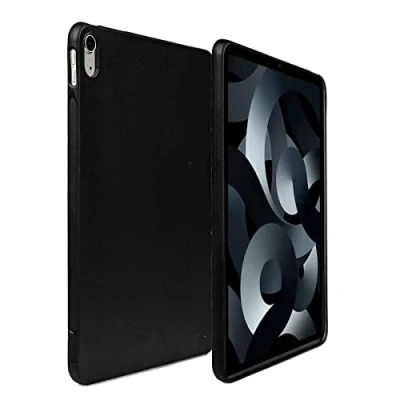 Image of Black Frosted Case for iPad 10th Generation 2022 10.9&quot;, Slim Soft Lightweight Transparent TPU Back Cover