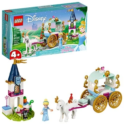Image of LEGO l Disney Cinderella’s Carriage Ride 41159 4+ Building Kit , New 2019 (91 Piece)