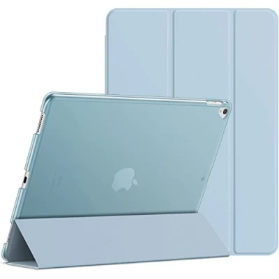 Image of JETech Case for iPad Pro 12.9 Inch (1st and 2nd Generation, 2015 2017 Model), Auto Wake/Sleep (Light Blue)