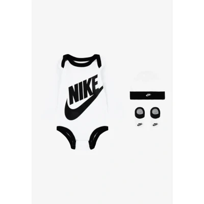 Image of Nike Sportswear Futura LOGO BABY SET Beanie for kids, Size: 0 6m, White