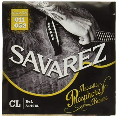 Image of Savarez Acoustic Guitar String Set A140CL Phosphor Bronze Custom Light .011 .052