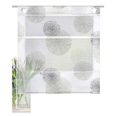 Image of Home Fashion Magnetic Roller Bamboo Look Rawlins, Stone, 130 X 80 CM