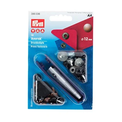 Image of Prym Non Sew Press Fasteners, metal, Altkupfer, 12 mm