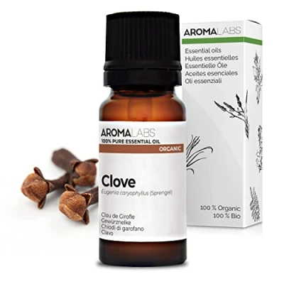 Image of BIO Clove Essential Oil 10mL 100% Pure, Natural, Chemotyped and AB Certified AROMA LABS (French Brand)