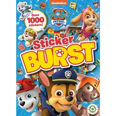 Image of ALLIGATOR Paw Patrol Sticker Burst, Book, Books, Stickers, Activity Reusable Book