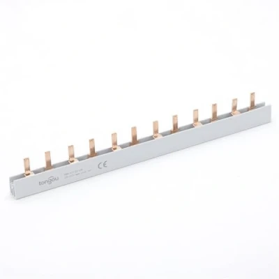 Image of Btkigl Copper Busbar for Distribution Box Circuit Breaker PIN TYPE MCB Connector Combing Terminals 1P/2P/3P/4P/DPN (2P)