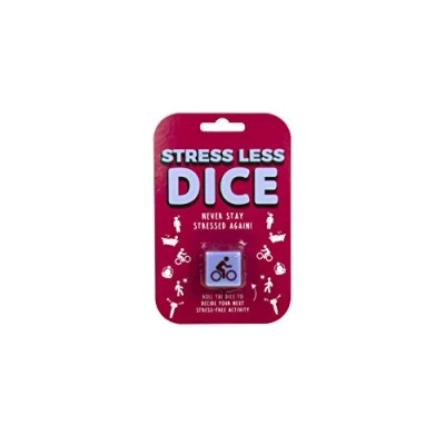Image of Gift Republic Stress Less Dice Fun Novelty Destress Activity Decision Relax Let Fate Decide