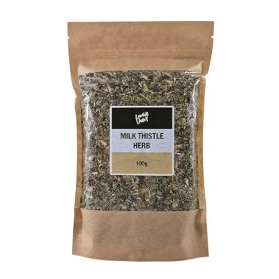 Image of Lowhill Valley Milk Thistle Herb Herbal Tea Silybum Marianum Infusion Handpicked No Additives or Preservatives 100% Natural 100g