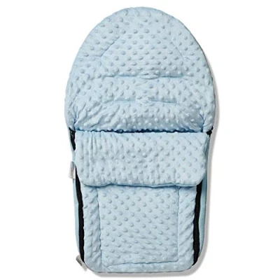 Image of For Your Little One Dimple Car Seat Footmuff/Cosy Toes Compatible with Maxi COSI Citi Blue