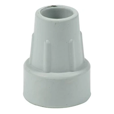 Image of Qty: 8X 18/19mm 3/4&quot; Z Type Heavy Duty Rubber Ferrules for Walking Sticks Grey by Lifeswonderful®