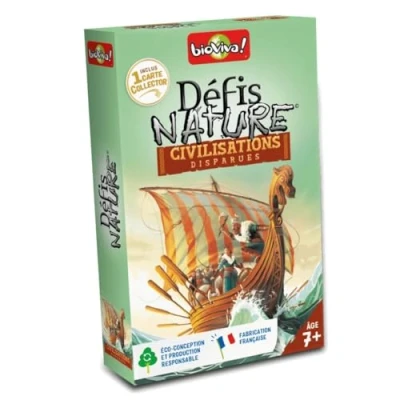 Image of Bioviva 660549 Challenges Nature Disappeared Bet on The Strengths of Your Vanished Civilizations to Win Battle Card Game 2 6 Players 7 Years Made in France