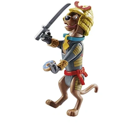 Image of PLAYMOBIL SCOOBY DOO! 70716 Collectible Samurai Figure, for Children Ages 5+