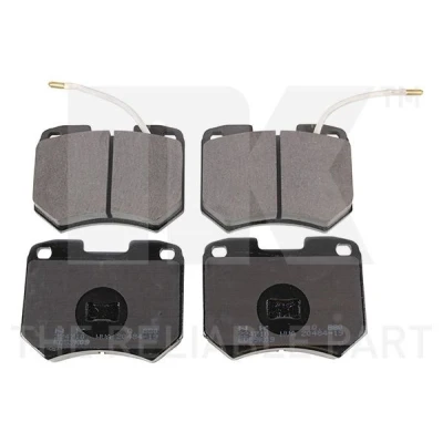 Image of 431698151A, 431698151K Brake pad set NK 224710 incl. wear warning contact AUDI: 100 C2 Avant
