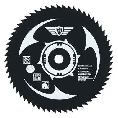 Image of 1 x Topstools CS11560T 115mm 60T 9.5mm Bore HSS Saw Blades Compatible with Worx WorxSaw XL WX427 WX429 WX437 WX439 WX531 400W 700W