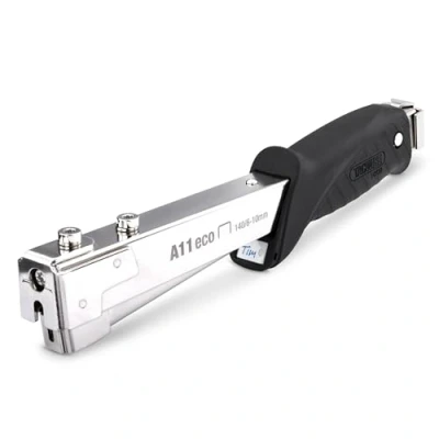 Image of Tacwise 0322 A11 Hammer Tacker, Uses Type 140 / 6 10 mm Staples, Silver