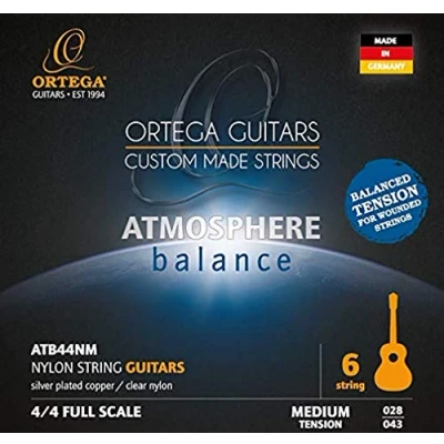 Image of ORTEGA Atmosphere Balance Series Nylon String Set Medium Tension (ATB44NM)