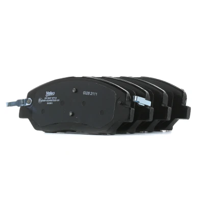Image of 48130341A0 Brake pad set VALEO 301937 FIRST Front Axle incl. wear warning contact with anti squeak plate HYUNDAI: SANTA FE 3, 2