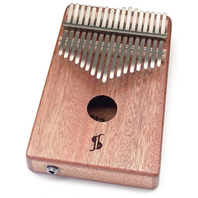 Image of Stagg 17 Keys Professional Electro Kalimba with Bag Mahogany