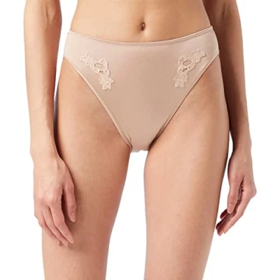 Image of Chantelle Women&#039;s, HEDONA, Brief, Women&#039;s invisible lingerie, Brown (Cafe Latte 12), L