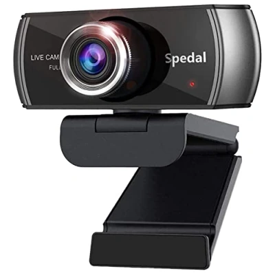 Image of Spedal Full HD Webcam 1080p, USB Streaming Webcam, Computer Laptop Camera for OBS Xbox XSplit Skype Facebook, Compatible Mac OS Windows 10/8/7
