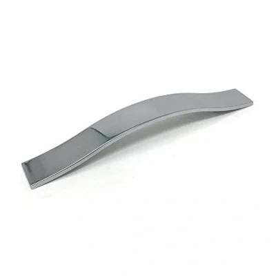 Image of 160mm Polished Chrome Strap Handle for Kitchen Cabinets Bedroom Bathroom Furniture Cupboards
